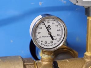 maintenance of water pressure