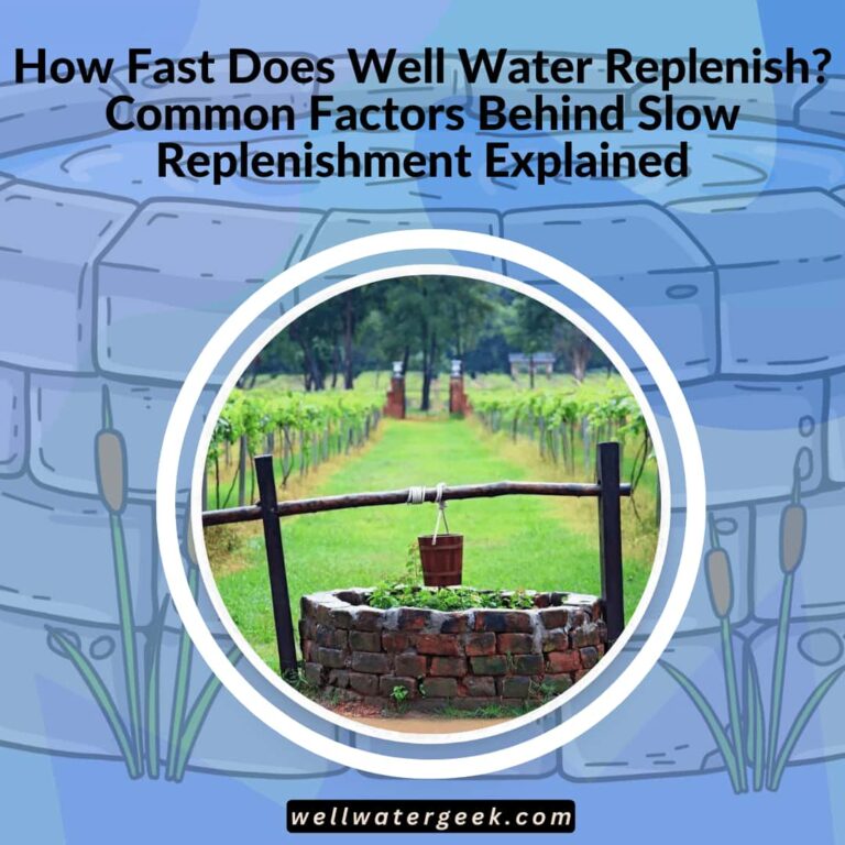 How Fast Does Well Water Replenish? Common Factors Behind Slow Replenishment Explained